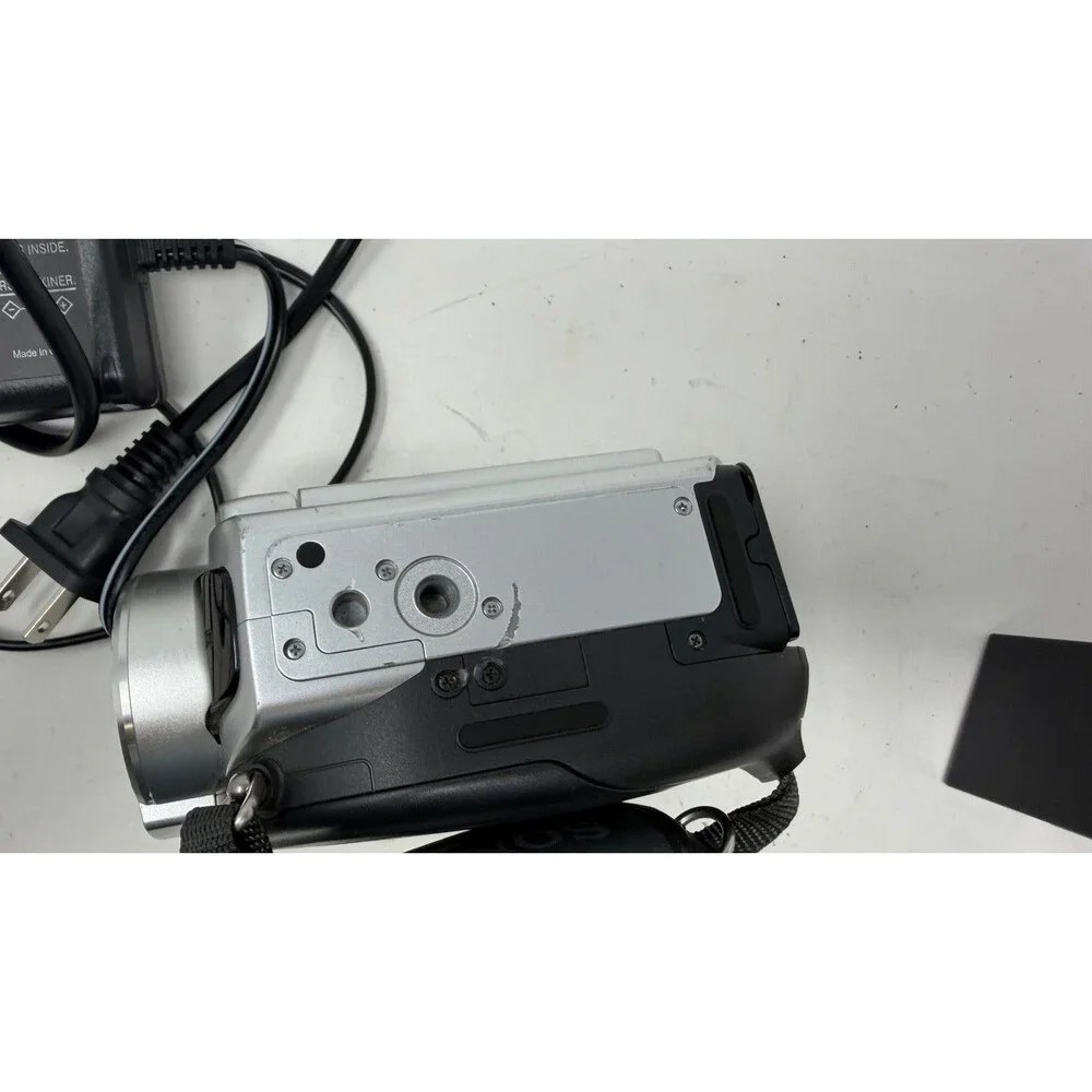 Sony Handycam DCR-DVD408 Carl Zeiss DVD Camcorder Tested Works! +Battery/Charger